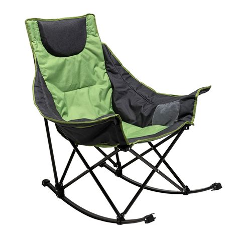 Buy Sunnyfeel Folding Camping Rocking Chair Heavy Duty Recliner For