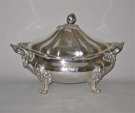 Regency Old Sheffield Plate Silver Soup Tureen Circa 1825 Bada