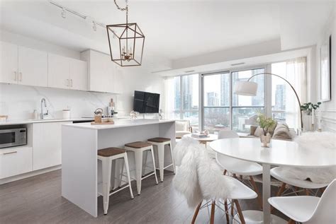 King West — Jessica Mendes Design Small Condo Kitchen Condo Interior