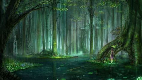 Anime Forest Wallpapers Hd