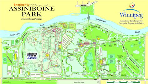 Assiniboine Park Map Assiniboine Park Mappery