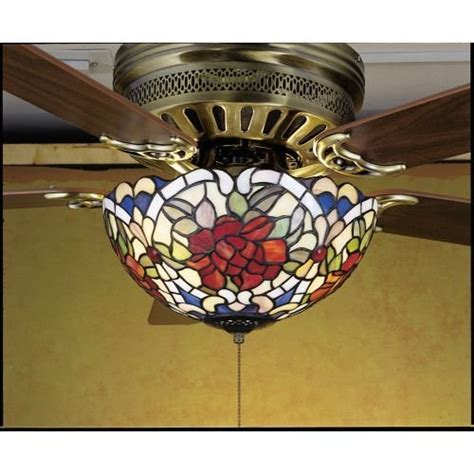 June 22, 2019 by me. Ceiling Fans with Stained Glass Lights - Tiffany Style ...