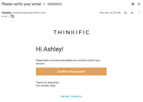 Why Cant I Validate My Email Address Thinkific