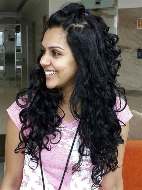 Indian Hairstyles Diffused Curls Haircuts For Medium Hair Medium