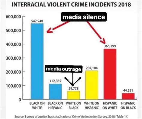 Interracial Violent Crime Incidents 2018 Lo Medía Silence 500000