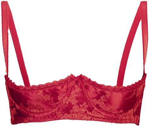 Empire Intimates Jacquard Shelf Bra Open Cup Show Nipples Red Size Amazon Co Uk Clothing