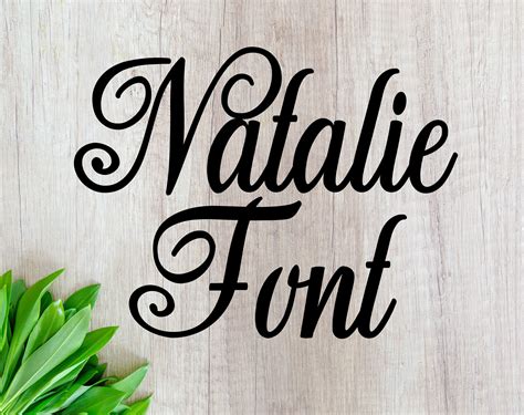 Natalie Font Natalie Font Otf Natalie Font Svg Natalie Alphabet Natalie