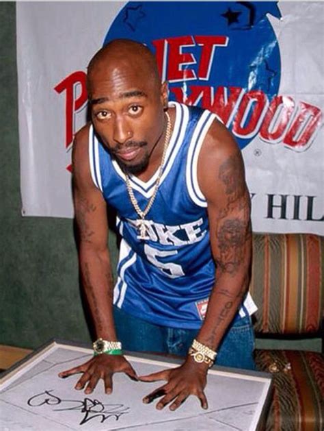 Tupac Shakur Wearing A Duke Jersey Tupac Tupac Shakur Tupac Pictures