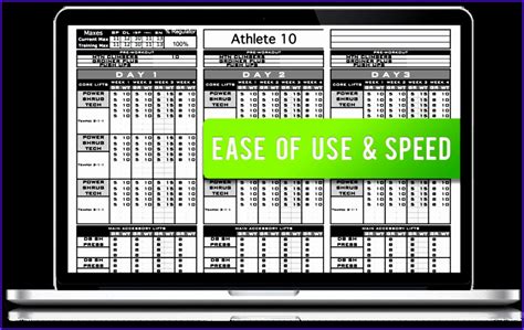 I got motivated and made an ms excel worksheet based off britlifter's 3 day program that i have been following. Bodybuilding Excel Templates / 10 Excel Workout Templates - Excel Templates - Excel Templates