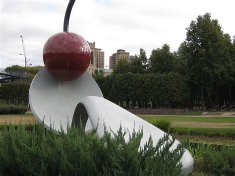 Spoon And Cherry By Claus Oldenburg Minneapolis Sculpture Garden Mn