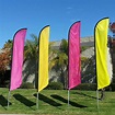 Colored Feather Flag Banner | Balloons On A Stick