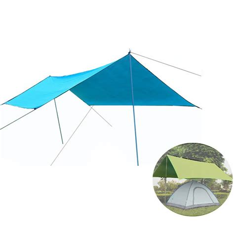 300 X 290cm Portable Lightweight Waterproof Rain Tarp Tent Tarp Shelter