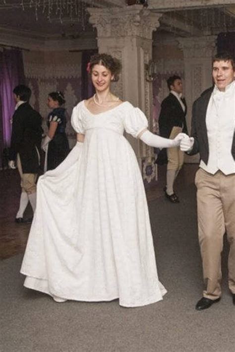 1800s Regency Wedding High Waist Dress Napoleonic Ball Gown Etsy