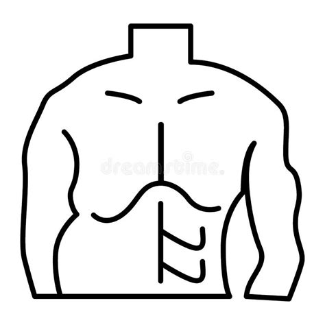 Man Body Before And After Weight Loss Stock Vector Illustration Of
