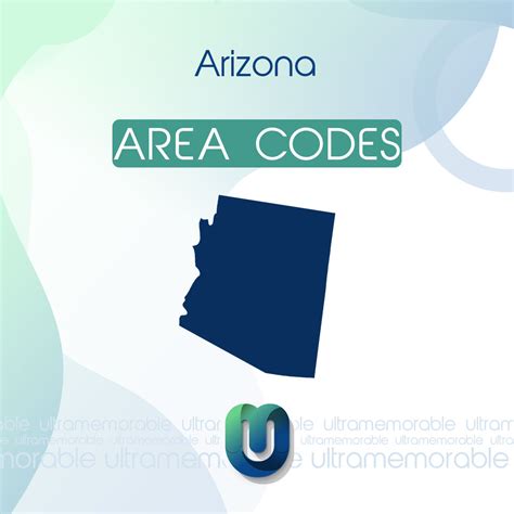 Arizona Area Codes 623 602 480 Ultra Memorable