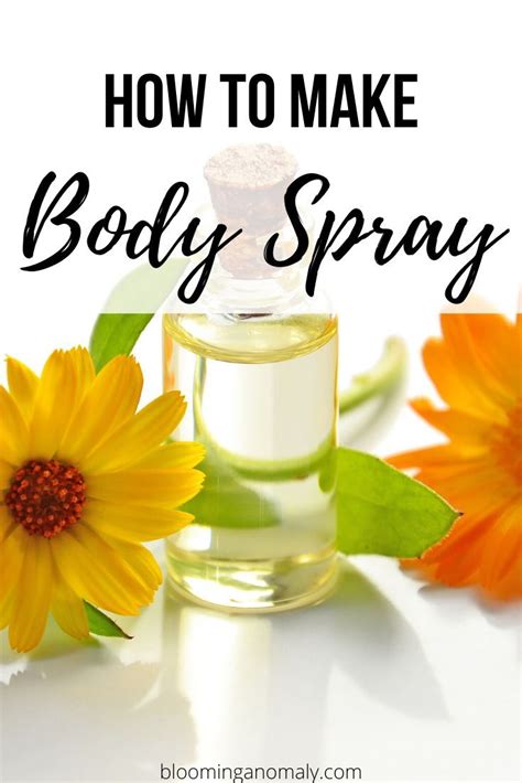 How To Make Body Spray Diy Body Spray Homemade Body Spray Diy Body