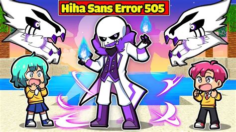 Hiha ChẾ TẠo ThÀnh CÔng BỘ GiÁp Sans Error 505 Trong Minecrafthiha