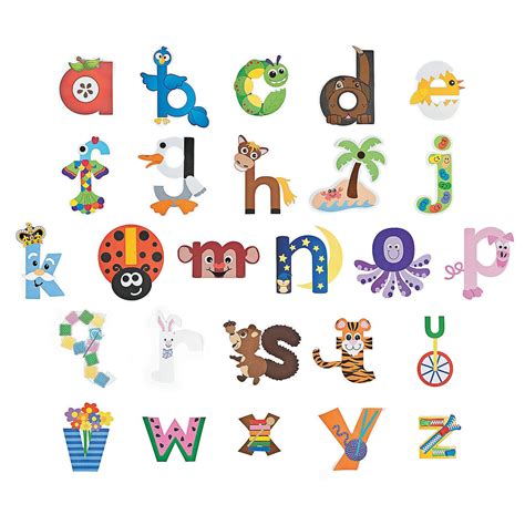 Lowercase Letters Craft Kits Oriental Trading Letter A Crafts