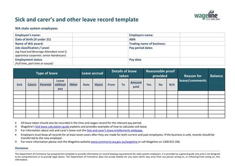 Vacation Tracker Template Sample Templates Sample Templates