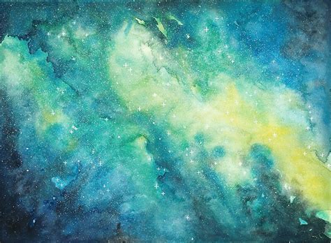 Watercolor Nebula By Csilla Horváth Redbubble