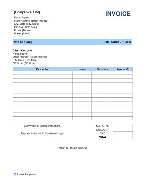 Invoice Template Pdf Free Download Invoice Simple Free Invoice Template Pdf Format Invoice