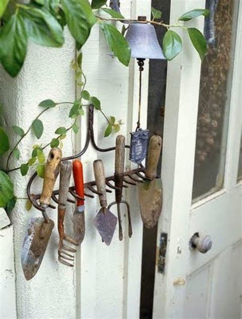 Recycle Your Old Rake Garden Tool Organization Recycled Garden