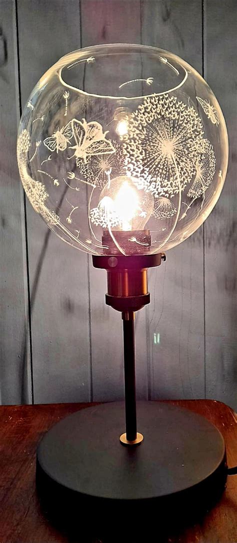 Enchanted Dandelion Table Lamp Etsy