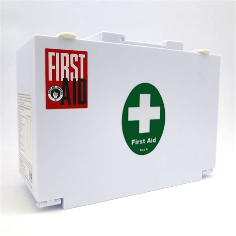 This can be used in emergencies or to help others when needed. First Aid Kit Box A