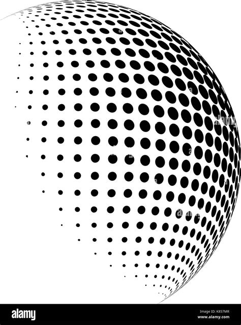 Halftone Globe Logo Vector Symbol Icon Design Beautiful Illustration