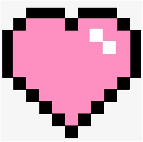 Black And White Pixel Heart Transparent Png 1059x1024 Free Download