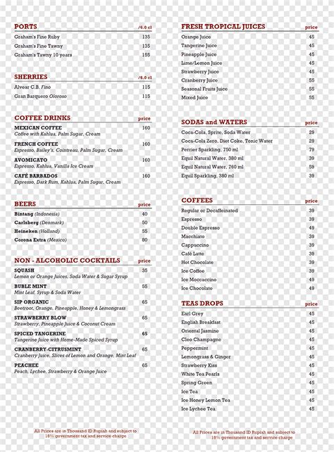 Vocabulary English Hill Road Goethe Institut Word A Restaurant Menu In French English Text