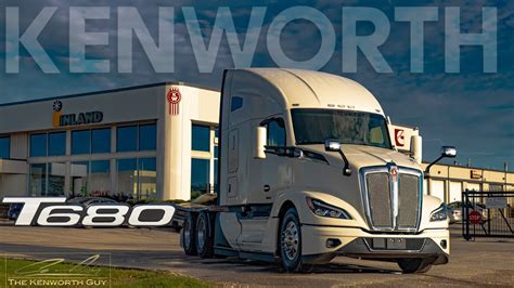 Pearl White Kenworth T680 Next Gen Review By The Kenworth Guy Youtube