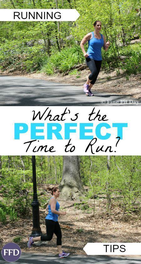 Running Tips Finding The Best Time To Run Fine Fit Day