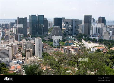 Rios Business District Skyline In Rio De Janeiro In
