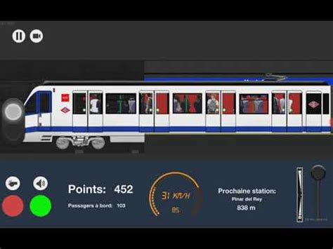 M Tro Madrid Simulator D Ligne Youtube