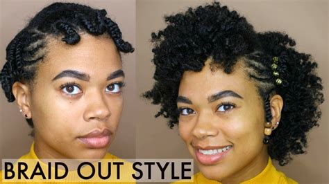 These braided hairstyles for black women look stunning no matter the occasion. SIMPLE Braid-Out Style for SHORT Natural Hair | Type 4 ...
