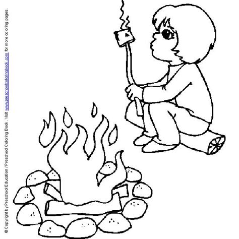 printable camping coloring pages liste