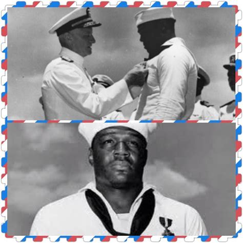 Dorie Miller A Cook In The Us Navy Was Noted For His Bravery During