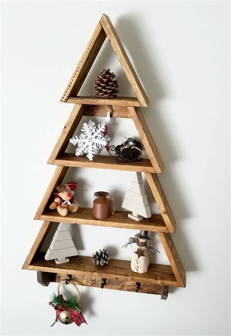 20 Wood Christmas Tree With Shelves