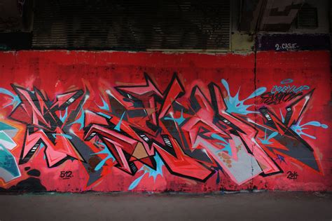 Art Color Graffiti Paint Psychedelic Urban Wall Rue Tag