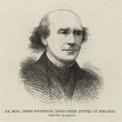 Right Honourable James Whiteside Lord Chief Justice Of Ireland