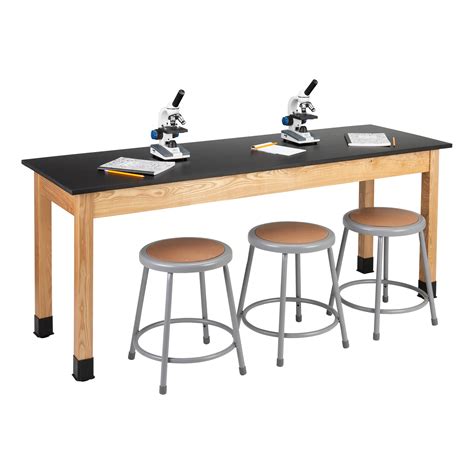 Learniture Science Lab Table W Phenolic Top 24 W X 72 L At School