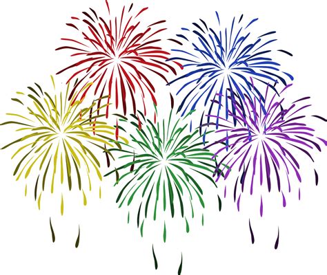 Firework Clipart Transparent Background Fourth Of July Clipart
