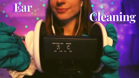 asmr 3dio ear cleaning youtube