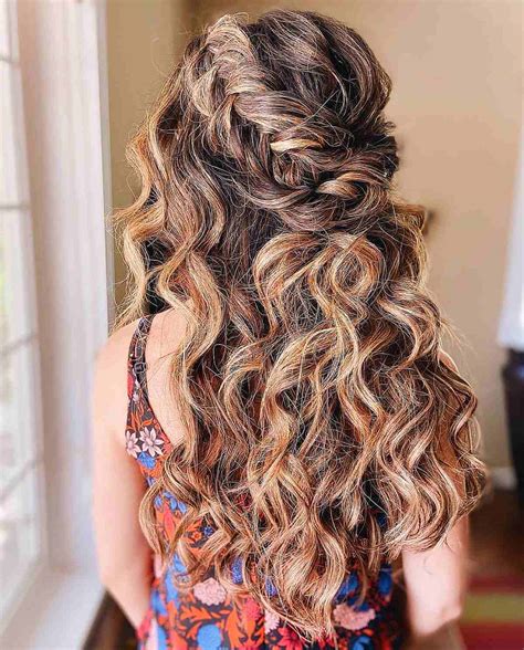 Side French Braid Hairstyles With Curls