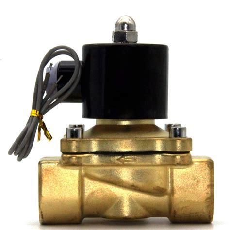 1 Nptf Brass Electric Solenoid Valve Sf2w350 N25 24vdc