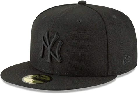 New Era X Mlb Mens New York Yankees Basic 59fifty Fitted Hat Blackout Baseball Caps Amazon