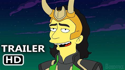 Loki In The Simpsons Trailer 2021 The Good The Bart And The Loki Youtube