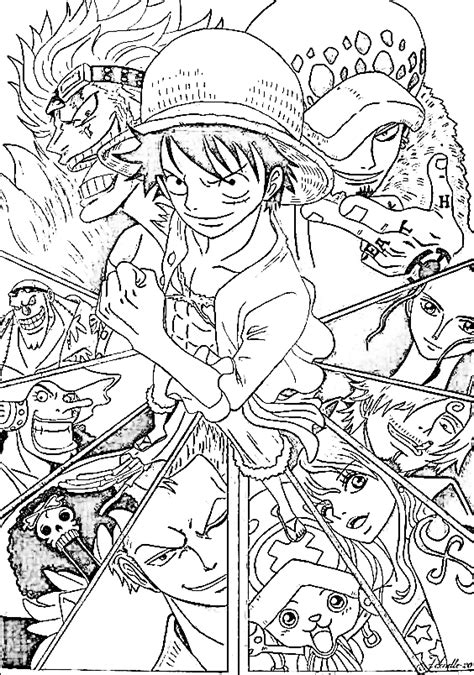 Dibujos One Piece Para Colorear Imprimir Dibujos Para Colorear Y Pintar