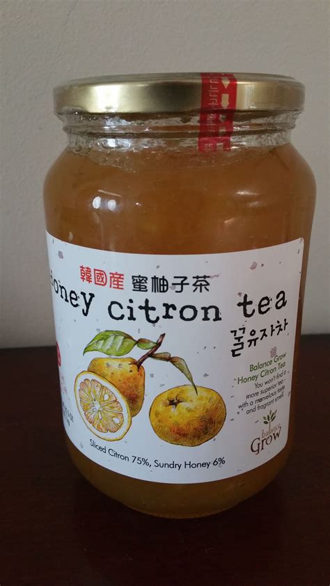 This Is Honey Citron Tea An Amazing Versatile Product Made By